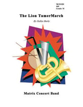 Lion Tamer March, The Concert Band sheet music cover